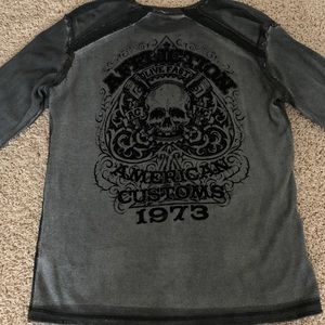 Affliction long sleeve shirt